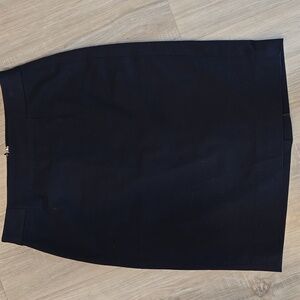 Elegant Navy Pencil Skirt